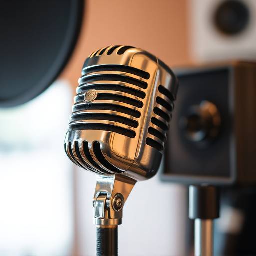 Icon of a sound recording microphone