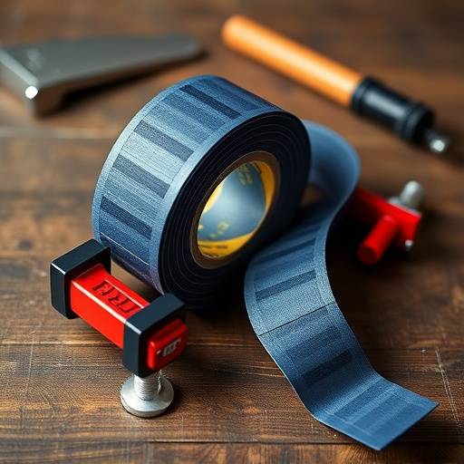 Roll of black gaffer tape and various C-clamps.